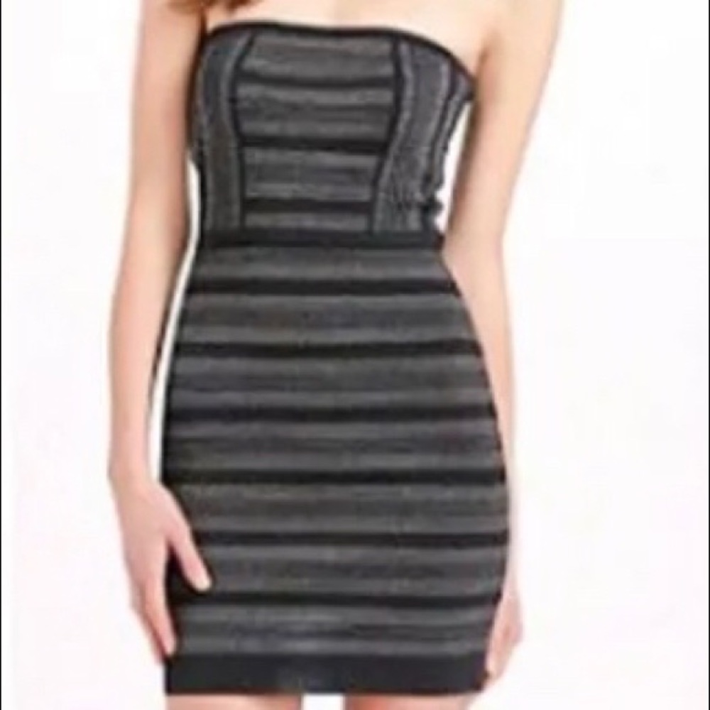 BCBG MAX AZRIA Strapless "Kalen" Mini Dress M